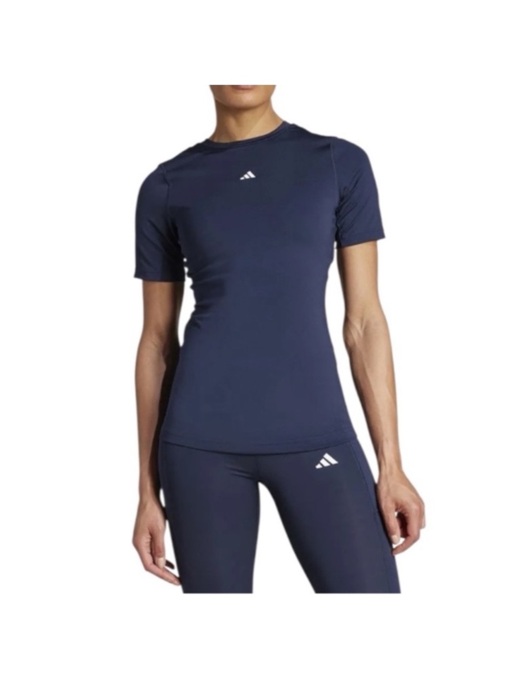 adidas Women’s Blue Short-Sleeve Performance Tee